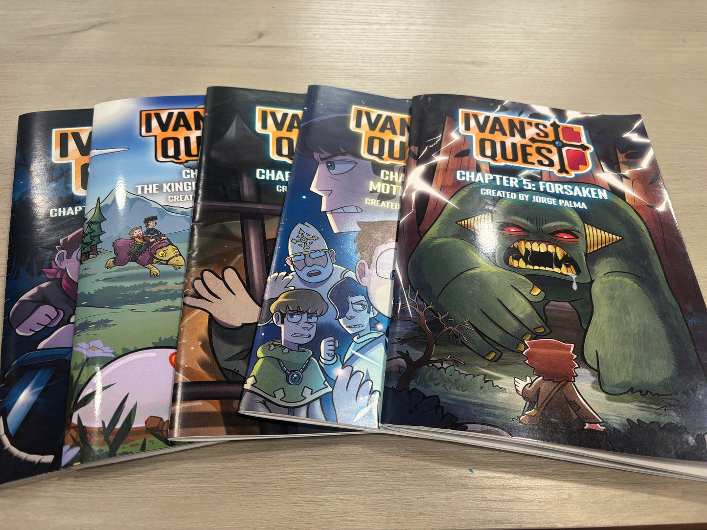 Ivan’s Quest Comic Book Chapters 1-5 Bundle
