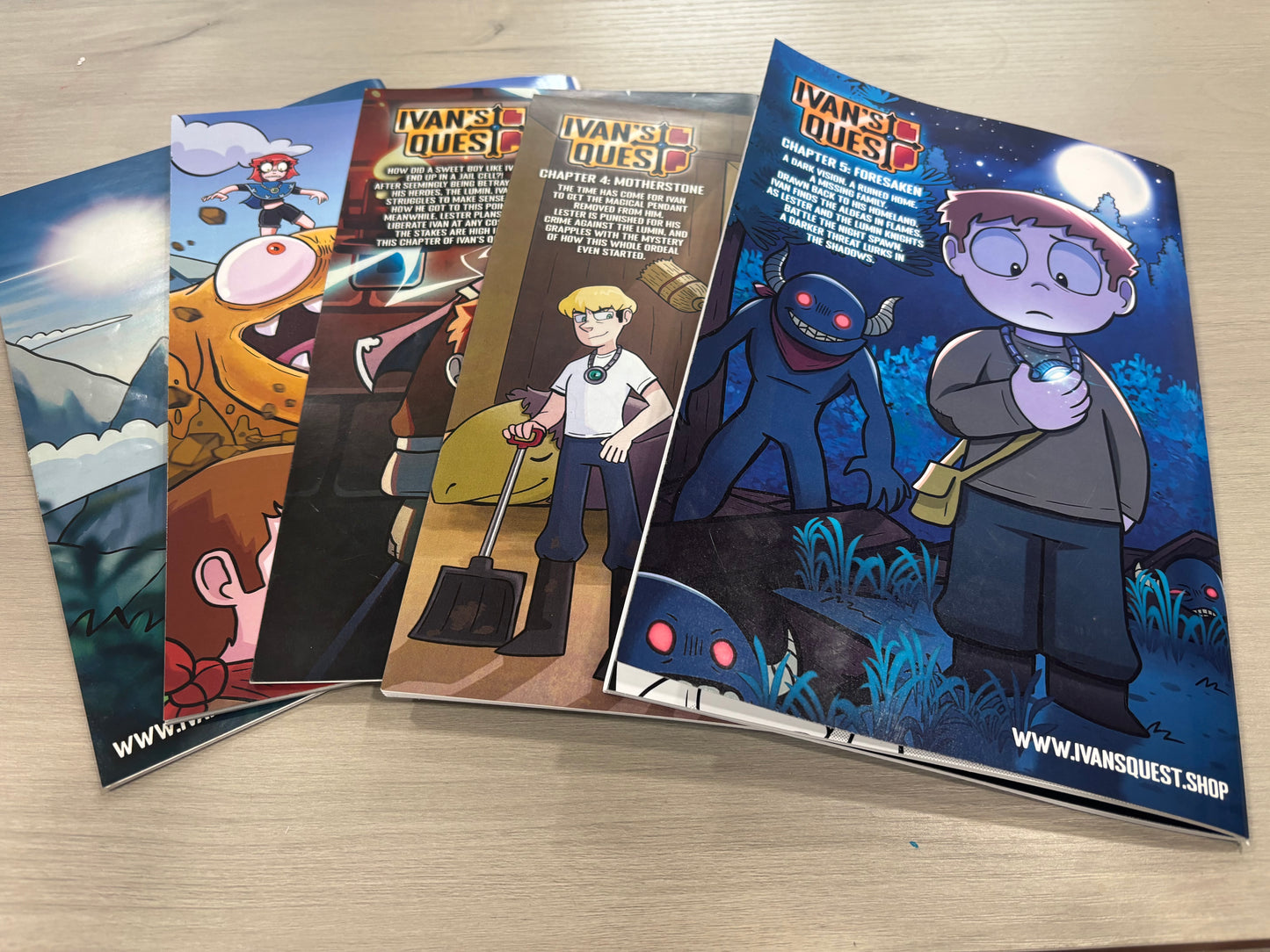 Ivan’s Quest Comic Book Chapters 1-5 Bundle