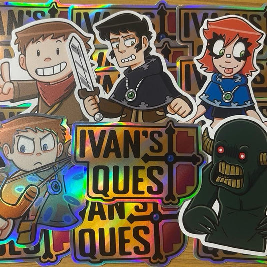 Ivan’s Quest Complete Sticker Collection: Wave 1 (6 Pack Bundle)