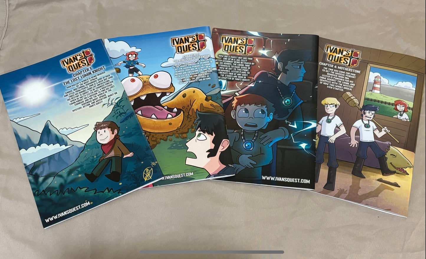 Ivan's Quest Comic Book Chapters 1-4 Bundle